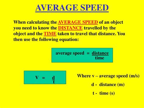 Ppt Average Speed Powerpoint Presentation Free Download Id5842015