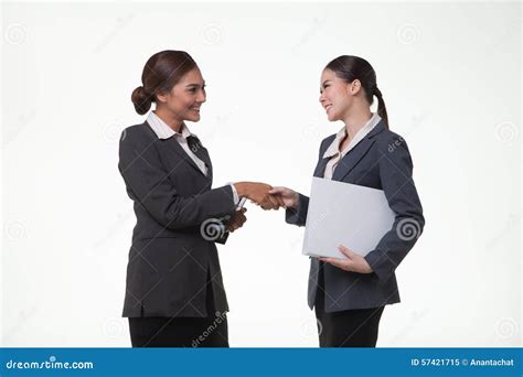 Business Hand Shake Stock Image Image Of Human Businesswoman 57421715