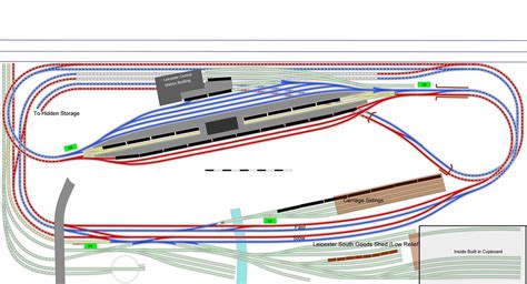 Track Plan For Leicester Central Gcr Oo Layout And Track Design Rmweb