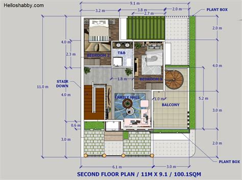 Gratis konsultasi, pemesanan dan pembayaran mudah, harga / biaya / fee menyeseuaikan dengan luas bangunan. Desain Rumah Modern dengan Toko Ukuran 9.1 x 11 M dengan 3 Kamar Tidur. Solusi UMKM ...