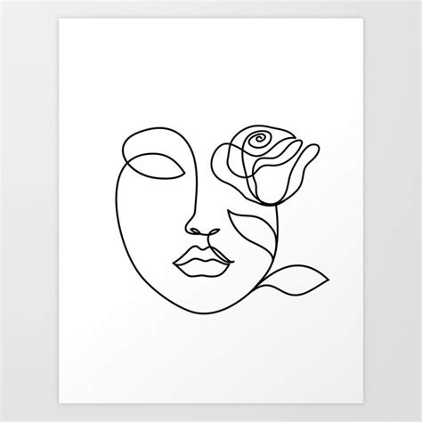 Choose from over a million free vectors, clipart graphics, vector art images, design templates, and illustrations created by artists worldwide! Beauty woman face with rose. Abstract minimal fine art ...