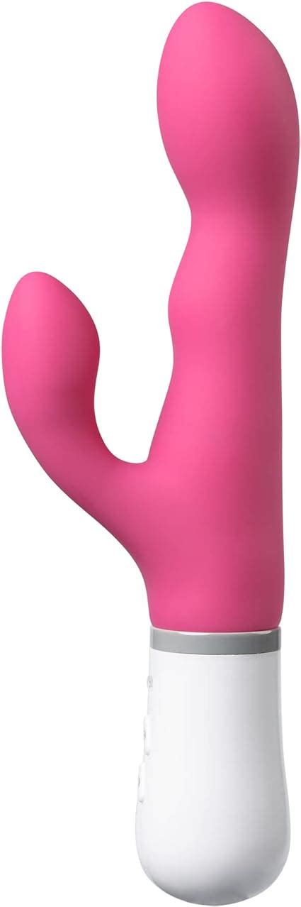 Lovense Nora Rabbit Vibrator With App Control Pink G Spot Thrusting Vibrator Rabbit With Dual