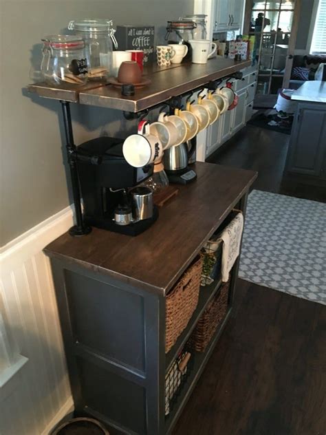 Eddie 2 Coffee Bar Envio Gratuito Etsy Coffee Bars In Kitchen Coffee