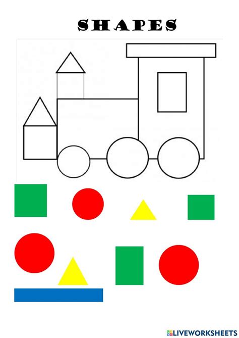 Draw Using Shapes Worksheet Shapes Worksheet Kindergarten Shape
