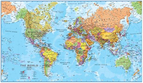 World Map Poster Maps International Travel And Mapping Blog