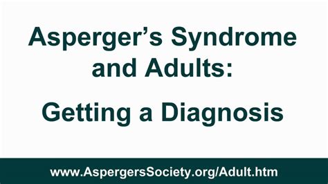 Aspergers Syndrome Diagnosis In Adults Youtube