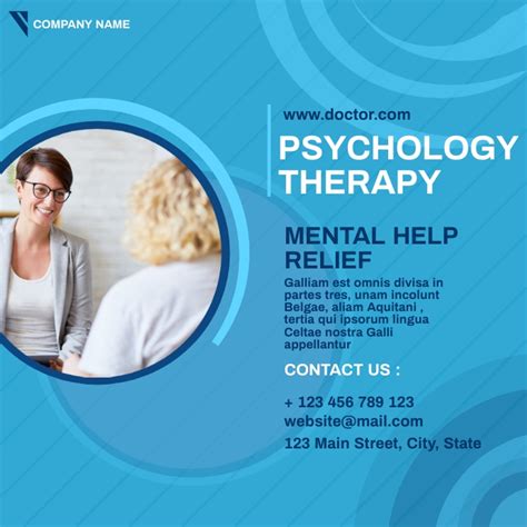 Copy Of Psychology Template Services Advertisement In Postermywall