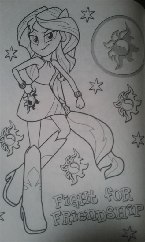 Cat colouring pages activity village. Equestria Girls Sunset Shimmer Coloring Page by ...