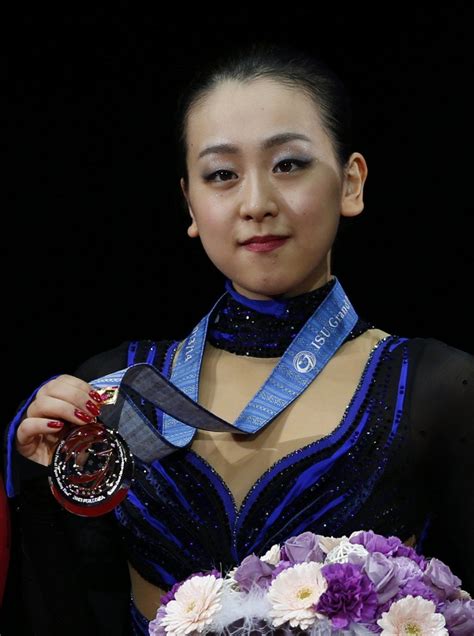 Gold Medallist Asada Of Japan Poses During The Award Ceremony For The