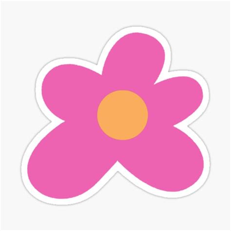 Pink Golf Le Fleur Flower Sticker By User6744 Redbubble