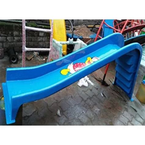 Blue Straight Frp Toddler Slide For Kids Play Age Group 3 14 Years