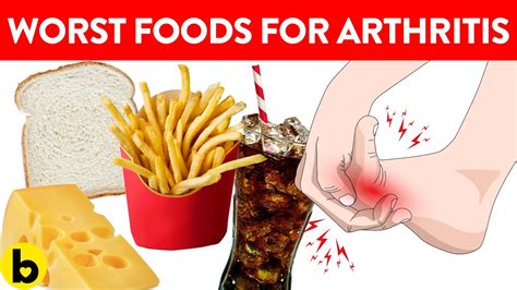 9 Foods And Drinks To Avoid If You Have Arthritis Youtube