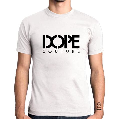 Camisa Camiseta Premium Dope Couture Unissex Alg Bca No Elo7 Geek4you