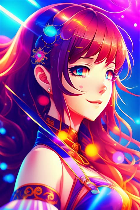 Lexica Anime Style Vivid Expressive 4k Painting A Cute Magical