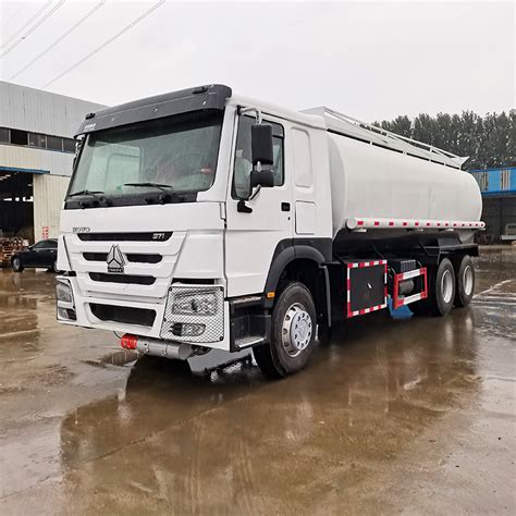 Used 20000 Liter Oil Tank Truck Fuel Transpaotation Howo 6x4 Fuel
