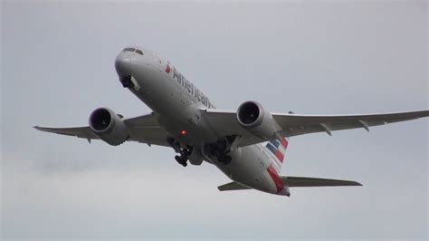 American Airlines Boeing 787 8 Dreamliner Takeoff Auckland Airport