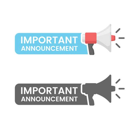 Announcement Message Stock Photos Pictures And Royalty Free Images Istock