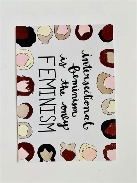 Intersectional Feminism Print Feminist Art Feminist Etsy