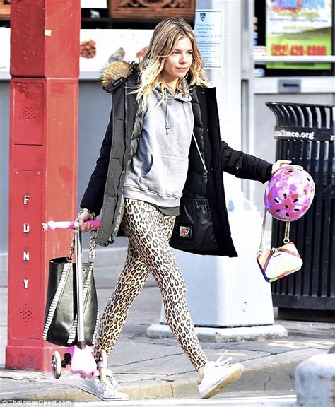Sienna Miller Shows Off Pretty Features In New York Daily Mail Online