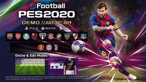 The efootball pes 2020 demo is available now for xbox one, playstation 4 and pc/steam. eFootball PES 2020 Demo Release Date, Download Size, Teams ...