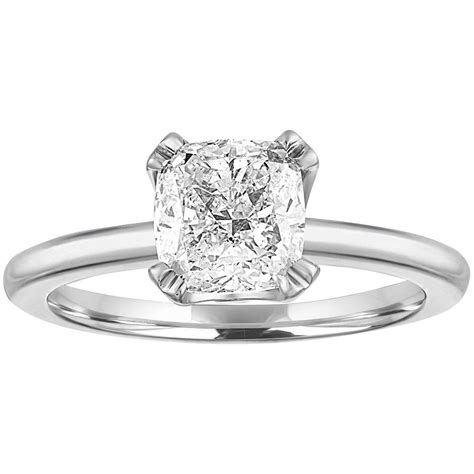 Gia Certified 111 Carat I Vs1 Radiant Diamond Solitaire Engagement