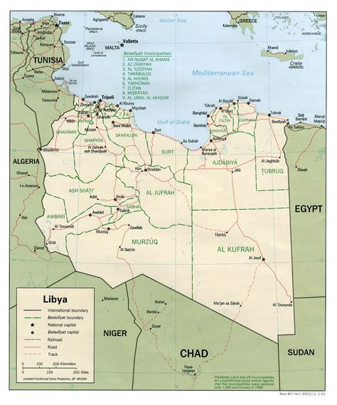 Libya Map Travel Information Tourism And Geography