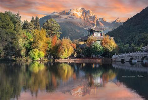 View From Lijiang By Daniel Metz 500px Lijiang Cool Landscapes Beautiful Landscapes Amazing