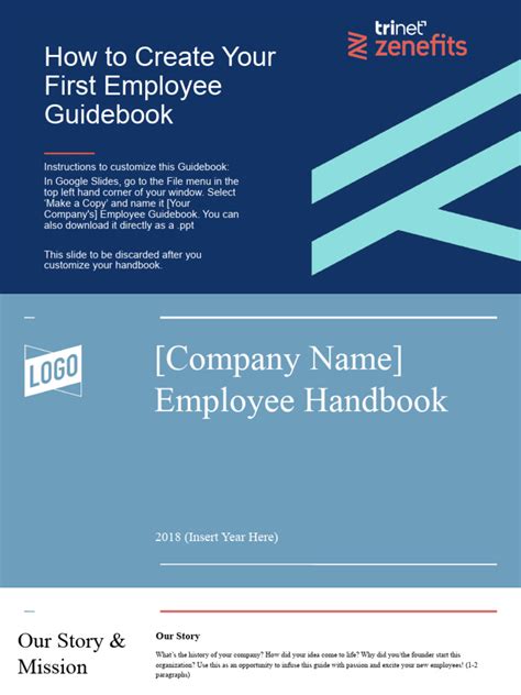 Employee Handbook Template Pdf