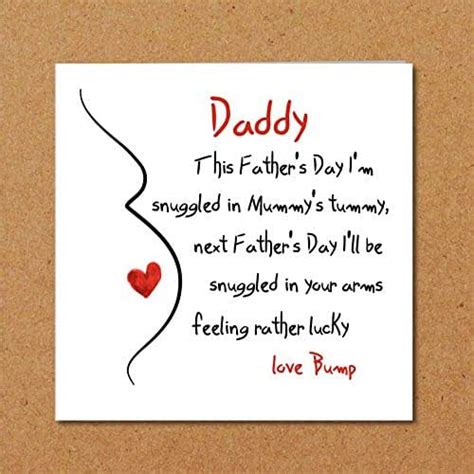 Fathers day gifts from baby bump. Baby Bump Father's Day Card for father-to-be/Dad/Daddy ...