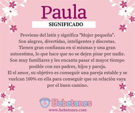 Significado Del Nombre Paula Origen Personalidad Santoral My XXX Hot Girl