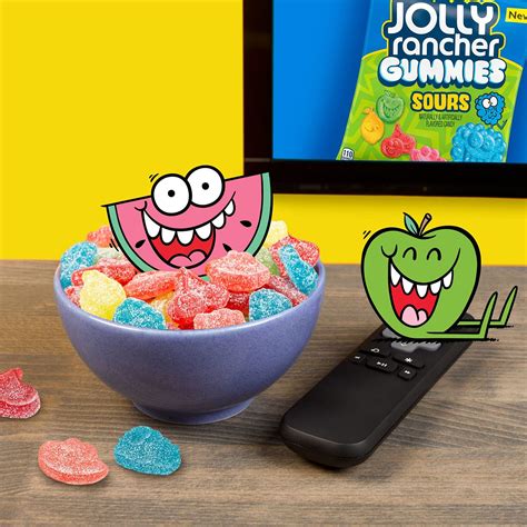 Buy Jolly Rancher Sours Assorted Fruit Flavored Gummies Candy 5 Lb