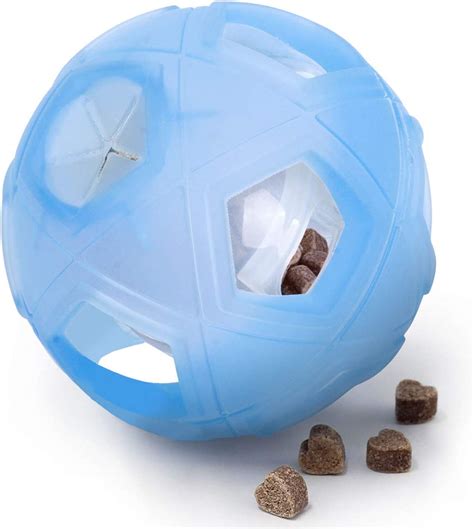 Dog Treat Ball 5” Interactive Iq Treat Dispensing Ball Toy With