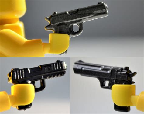 Pistol Handgun 3 Styles To Choose For Lego Minifigures Etsy