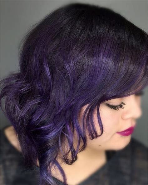 Cant Get Over This Deep Purple Hair Using Redken City Beats Color By
