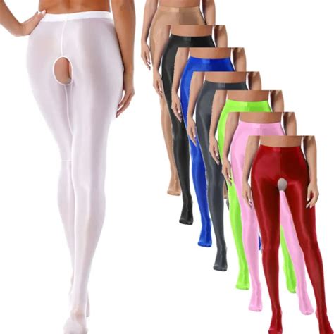 women s sexy sheer oil shiny glossy pantyhose tights stocking ultra thin hosiery 11 36 picclick
