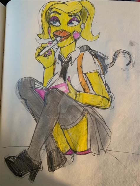 Toy Chica The High School Years By Fazscare87 On Deviantart