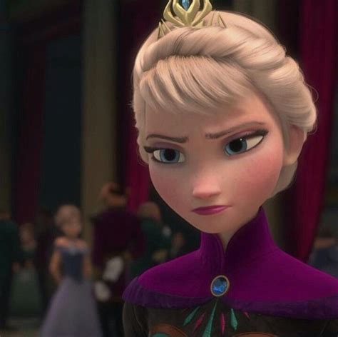 Clearly Not Amused I Just Realize Elsa Has A Couple Freckles Did