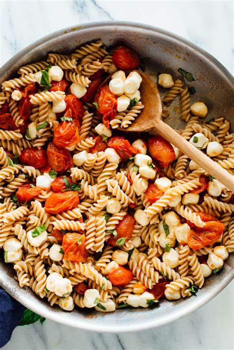 Caprese Pasta Salad Recipe Cookie And Kate