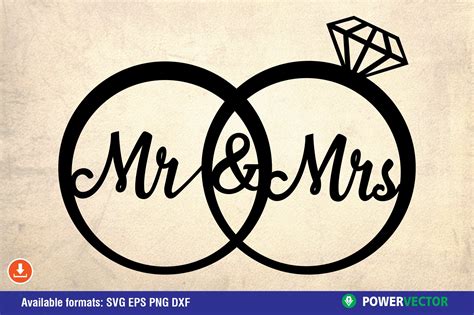 Mr And Mrs Svg Wedding Cake Topper Cut File 909997 Cut Files