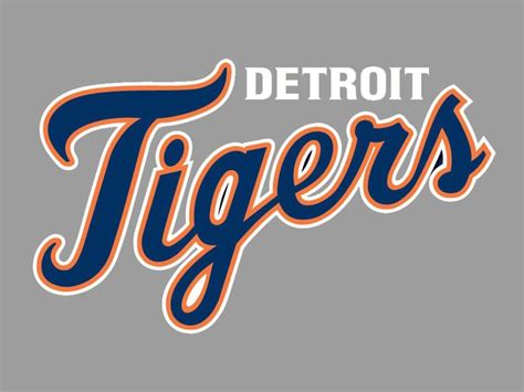 Font Detroit Tigers Logo
