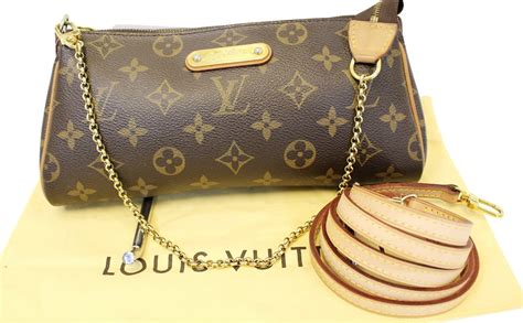 Louis Vuitton Monogram Pochette Eva Clutch Crossbody Bag