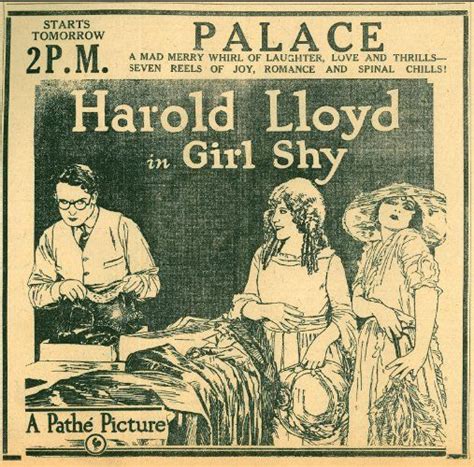 Girl Shy 1924 Harold Lloyd How To Cure Depression Classic Movie