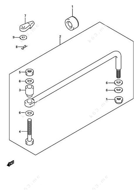 Older Years Suzuki Df 50a Drag Link Parts Catalog