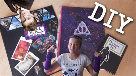 Back To School • DIY Notebooks • Harry Potter • - YouTube