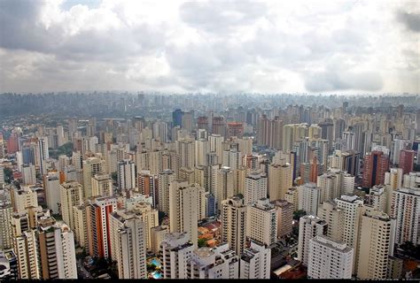 Sao Paulo City Megapole South America Brazil Buildings