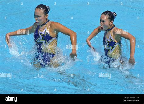 Chinese Team In Synchronized Swimming Hi Res Stock Photography And