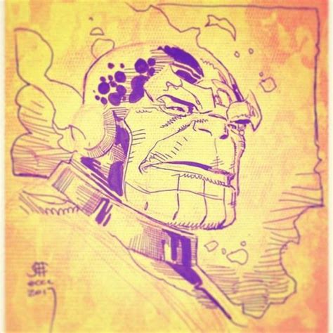 Jim Cheung Thanos Marvel Art Comic Book Artists Sketches
