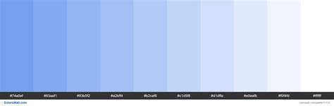 Tints X11 Color Cornflower Blue 6495ed Hex Colorswall