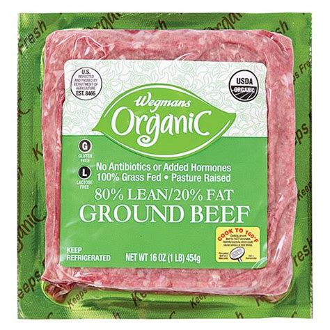 Wegmans Organic 8020 Ground Beef Nutrition And Ingredients Greenchoice