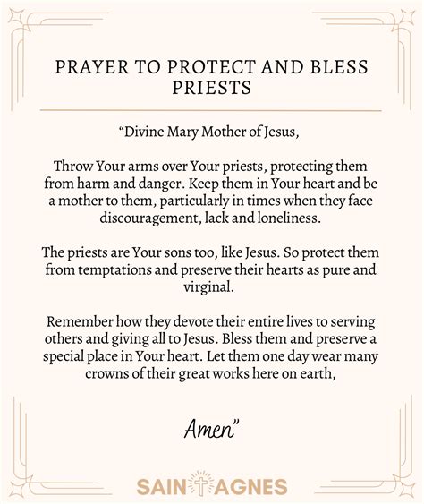 5 Short Catholic Prayers For Priests Printable Images